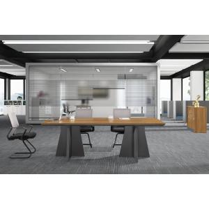 2.4 Meter Rectangular Melamine Conference Table OEM / ODM Service SGS Approved