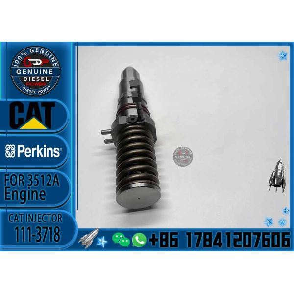 Construction Mechanical Engine Parts Diesel Fuel Injectors 4P9076 111-3718 For Caterpillar 3508 3512 3516 Engine