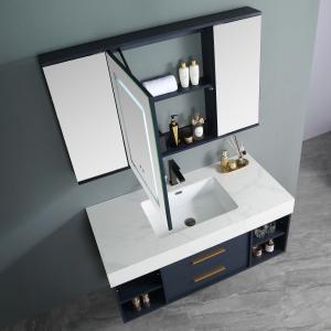 Modern Wall Mounted Bathroom Cabinet Group Sink Hotel Bathroom Furniture Custom