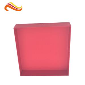Red PP Paper Printed Divided Packaging Boxes Lid and Base Expensive Gift Boxes