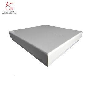 20cm White Square Cosmetic Packaging Paper Box With Lid