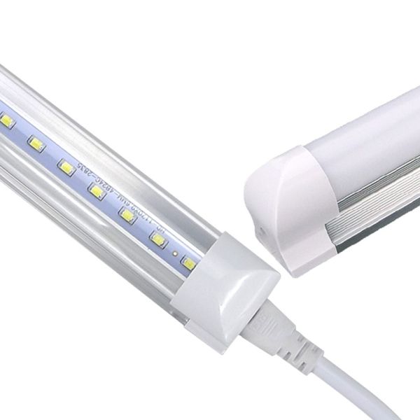 AC85-265V Brightness T8 LED Tube Light 1500mm 5ft 25w Clear Cover 6000k IP44