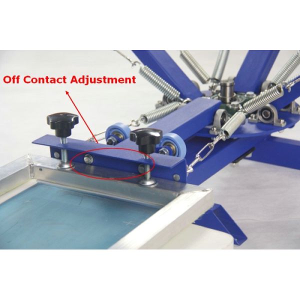 Manual 4 Color Screen Printing Press