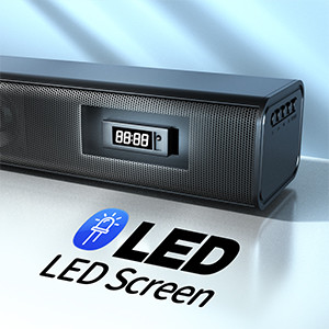 80W Wireless Bluetooth Soundbar , Home Theater Soundbar With Remote Control