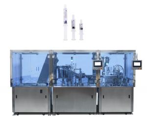 Quality Automatic Pre Sterilized Glass Filling Machine Vaccine Plugging Prefilled Gel Syringe for sale