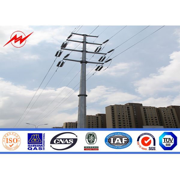 Buy Commercial Steel Utility Pole Transmission Project Electrical Utility Poles at wholesale prices