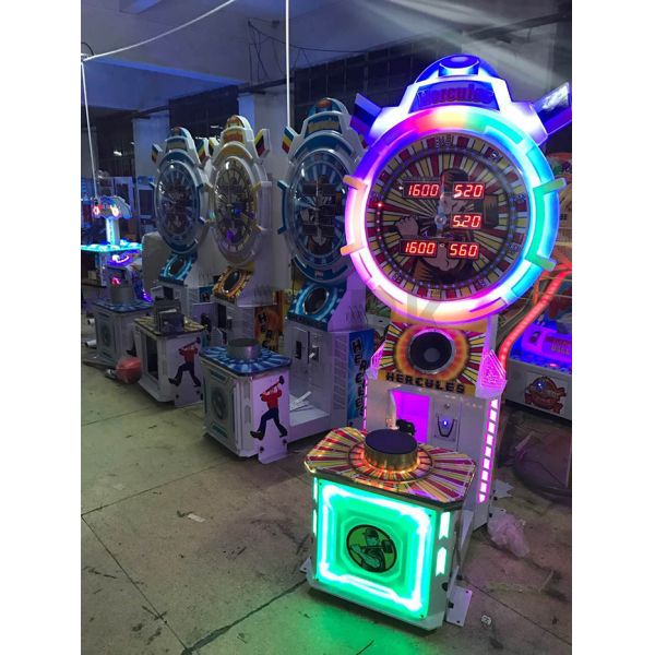 Fashion Amusement Game Machines Lifts Pressure Hercules Boxing Game Equipment
