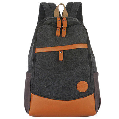 Buy Hot Sale Simple Leisure Canvas Backpack Teenager School Bag Canvs at wholesale prices
