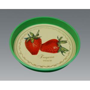 Customized Gavanlized Tinplate Round Tin Tray With Printing