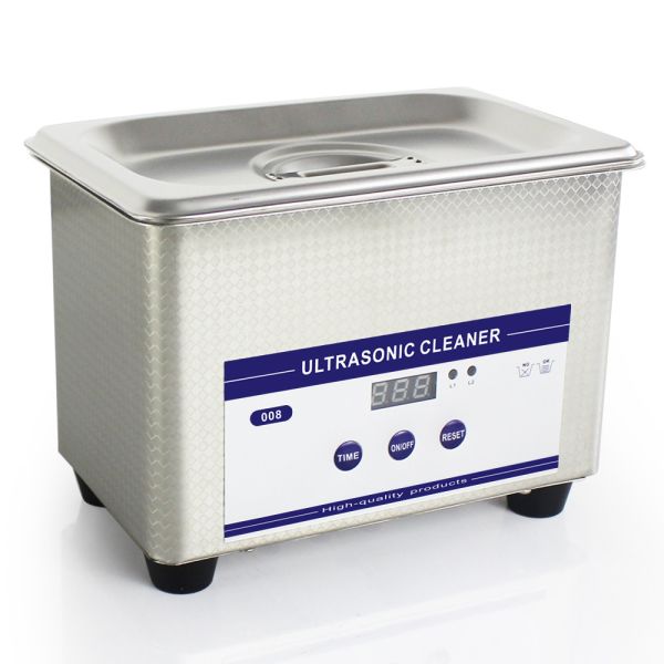 Buy Mini Stainless Steel Ultrasonic Jewelry Cleaner Tank 42KHz 800ML at wholesale prices