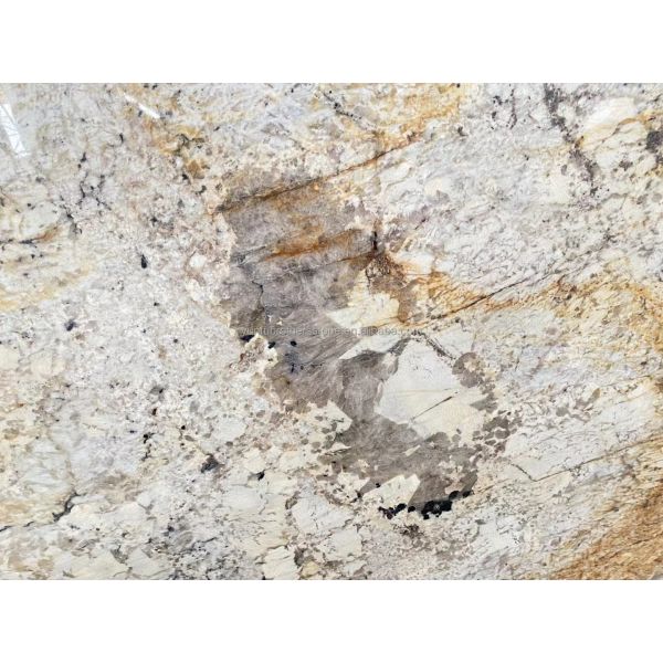 Luxury Gold Granite Stone Big Slabs Honed Polished for Villa Staircase Graphic Design