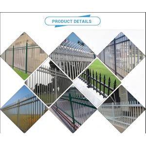 Customizable Zinc Steel Railing - Modern Galvanized Security Fence