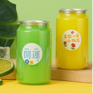 250ml 330ml 500ml Plastic Drinking Can For Juice