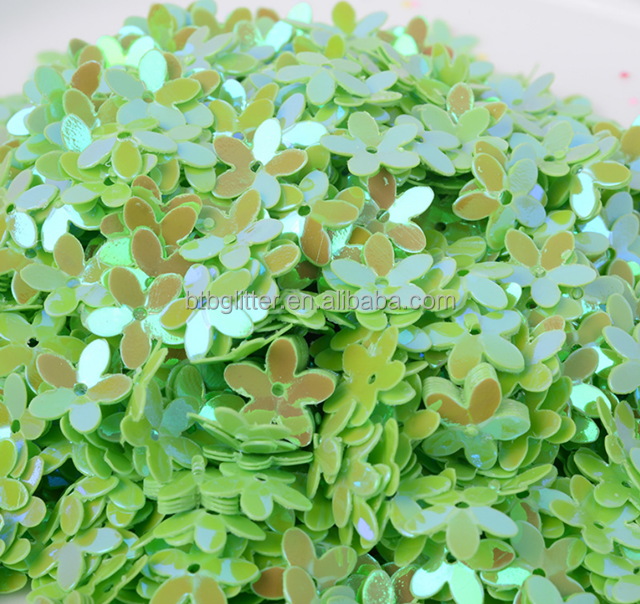 Glitter Sequins PET Art Craft Supplies Five-leaf Flower Loose Wedding Party Shoes Y3 10mm-20mm Stock Graduation Valentine's Day