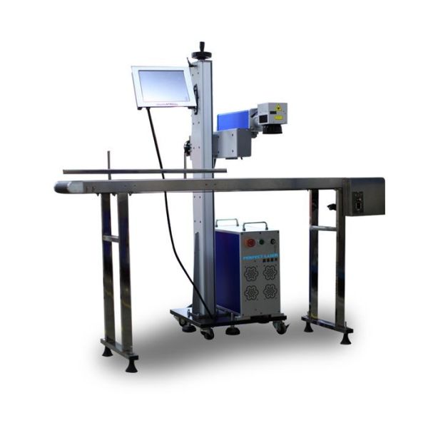 Buy Steel Titanium Copper Laser Marking Machine Fast Speed Flying 20w at wholesale prices