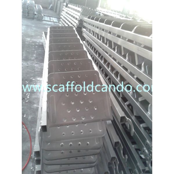 Buy Scaffolding ladder 9 steps Ringlock scaffold stair case 450*2370mm with 50mm hooks for Ringlock scaffold system at wholesale prices