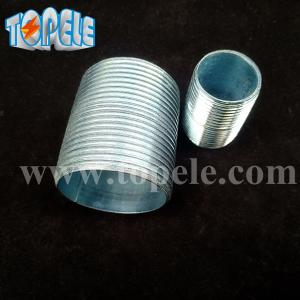 China 1/2 To 2 Carbon Steel RMC/RIGID Conduit Nipple Electro Galvanized All Thread on sale