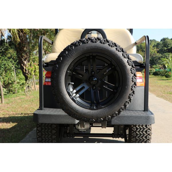 48V Electric Golf Buggy with Red/Blue Strobe Light With Trojan Battery