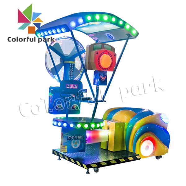 Paraglider Ride Ticket Redemption Machine , 3D Children Playing Indoor Games