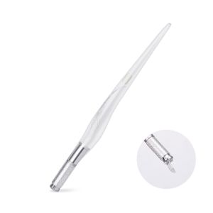 Quality 15cm Transparent Plastic Microblading Tattoo Pen for Easy Operation Permanent Makeup for sale