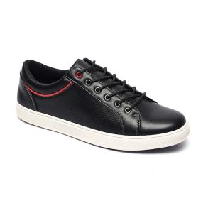 China Black Antiodor Leather Leisure Shoes EURO 46 47 48 Size on sale
