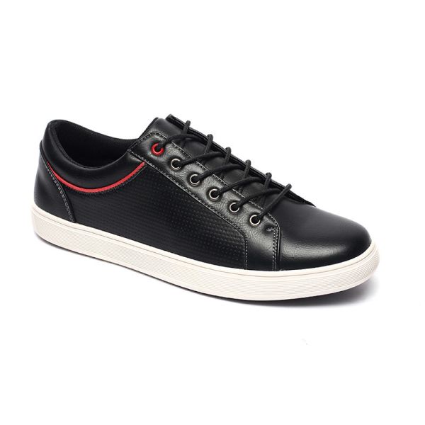 Buy Black Antiodor Leather Leisure Shoes EURO 46 47 48 Size at wholesale prices