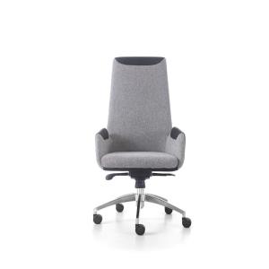 Ergonomic Genuine Leather Task Chair High Back Leather Armchair Recliner