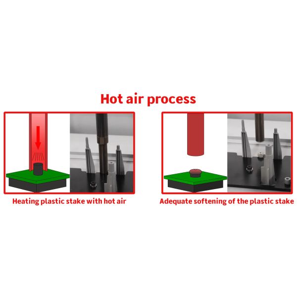 Hot Air Cold Staking Controller for Metal-to-Plastic Staking - Featuring Multi-Channel Control Capability
