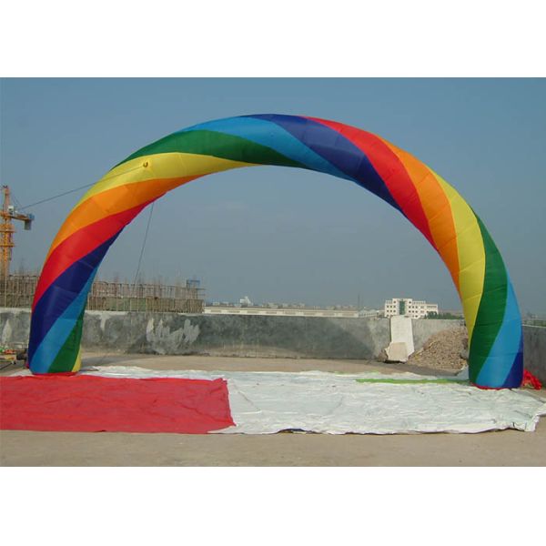 Durable 6m X 4m Logo printed Advertising Inflatable Arch For Events