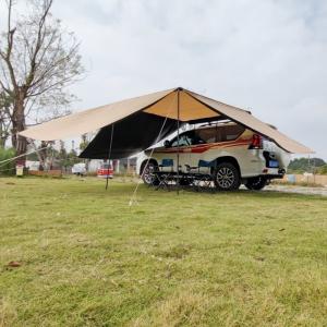 Quality Sunproof Aluminum 4x4 Car Side Awning With Customizable Logo for sale
