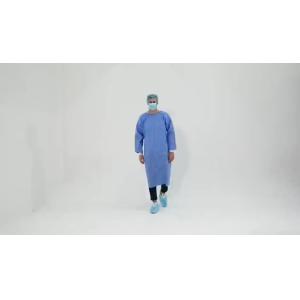 Disposable surgical isolation gown clothing non-woven fabric lace-up reversible
