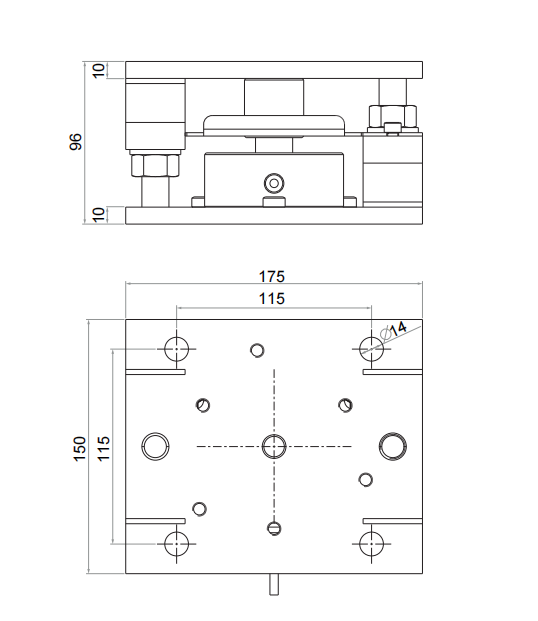 1T 2.5T 5T 7.5T 15T 20T 30T Loadcell Module Precision Weigh Modules