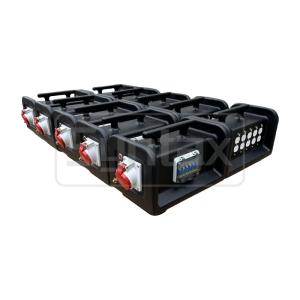 Syntax MS7 Three Phase 32A HDPE Portable Distribution Box IP67 With 6 Nos Nema