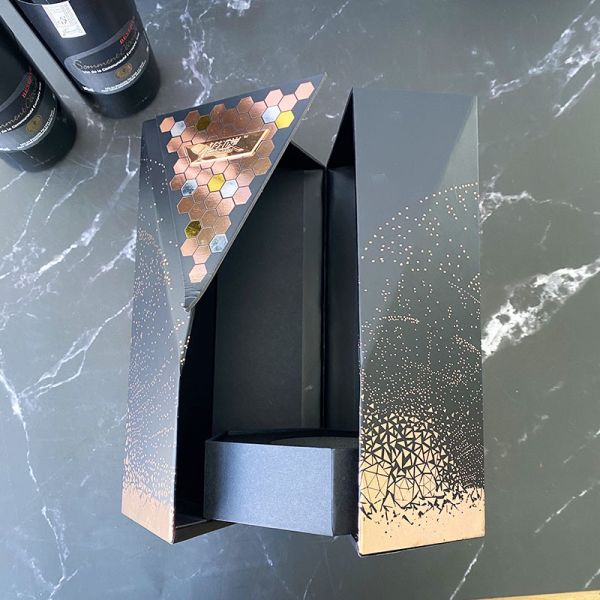 Ultraportable Wine Cardboard Gift Box Packaging Multipurpose