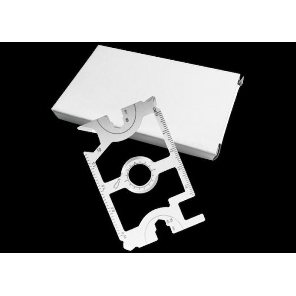 Precision Punch Stamping 70MM Sandblasting Multifunctional EDC Tool Card Knife Stainess Steel Bottle Opener