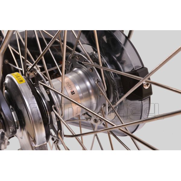 28km/H Electric Urban Bikes 36V 350W Middle Gear Motor Aluminum Frame