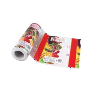 Printing Food Grade Aluminum foil Laminated Plastic Film Roll for Candy