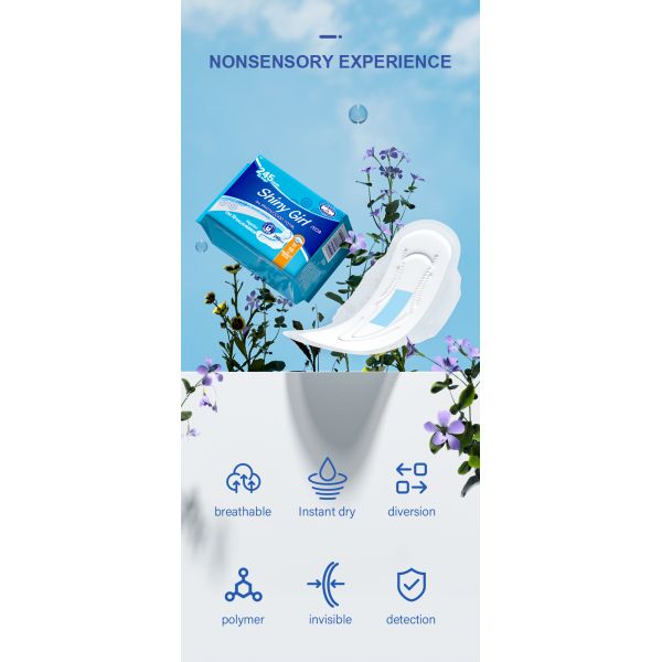 290mm Naval Girl Sanitary Pads for Night Used Disposable Sanitary Pads Ladies Pads