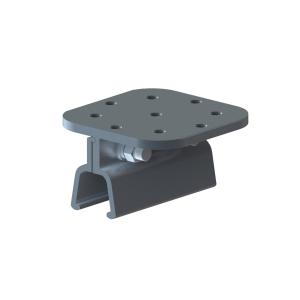 China 60m/S Kliplok Solar Structure For Tin Shed Aluminum Standing Seam Mount on sale