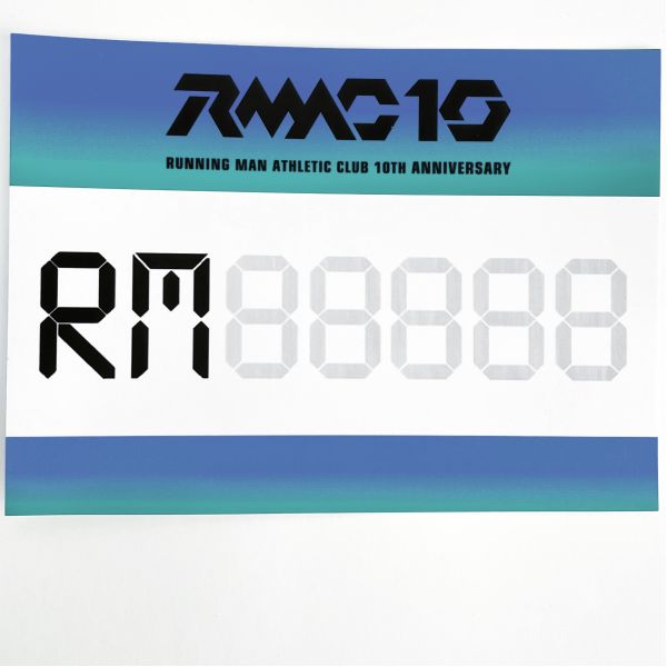 Buy White Red Blue Customized Colors Competition Identification Numbers in Rectangular Shape at wholesale prices