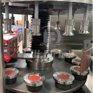 Drink Water Bottle Labeling Equipment OPP Circle Hot Melt Glue Labeling Machine