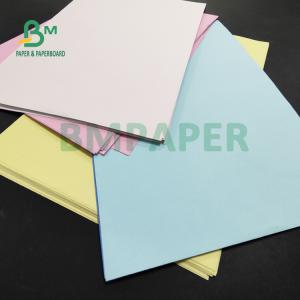 55gsm 60gsm Pink White Blue NCR Printing Office Paper For Invoice 70 x 100CM