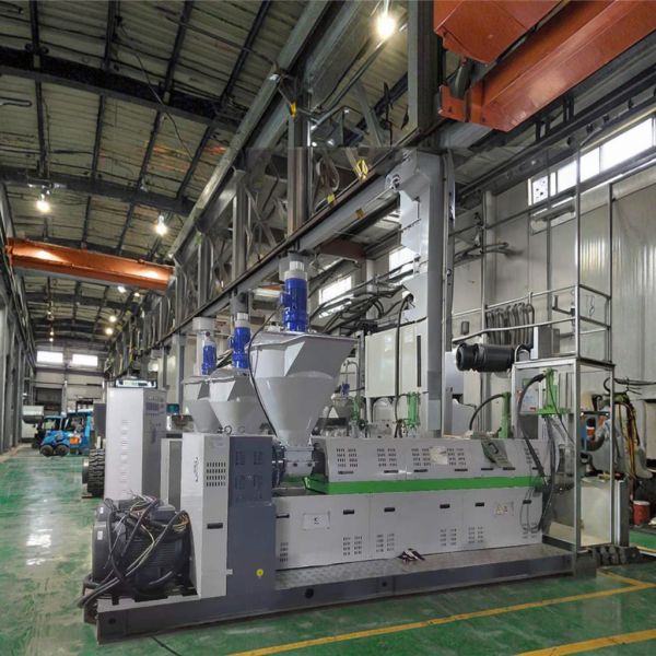 Buy Lvdao High Efficiency PP PE Film Woven Bags Waste Plastic HDPE LDPE Bag Recycling Pelletizing  Making Granules Machine at wholesale prices