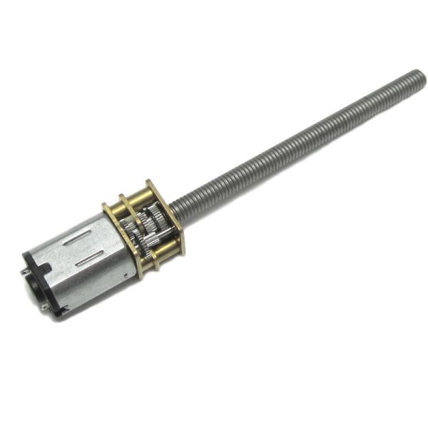 Buy Longer Threaded Spindle Electric dc gear motor 12v 300 rpm GA12 N20 at wholesale prices