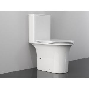 ARROW Two Piece Toilets , Sanitary Ware 180mm S And P Trap Toilet Elongated