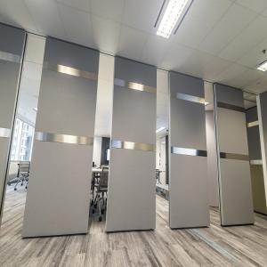 Fabric Soundproof Aluminum Track Channel Folding Movable Operable Partition