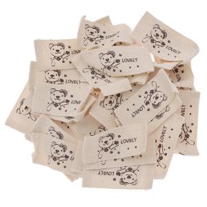 High Quality Custom Logo Clothing Woven Label Garment Size Label Clothing