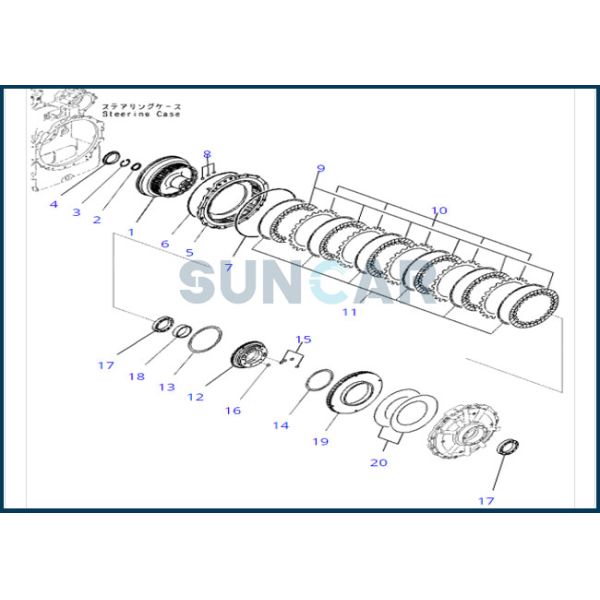 103-15-29210 1031529210 Seal Ring Komatsu Parts Service Kit Parts