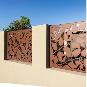 Buy cheap Fencing Panels Decorative Laser Cut Metal Outdoor Privacy Screen from wholesalers