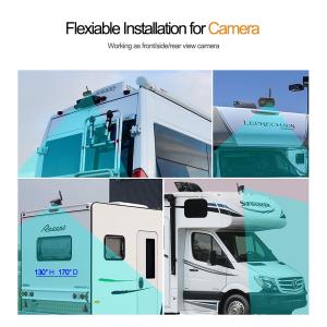 7 Inch Truck Rearview Camera Kit Waterproof IP69K Night Vision